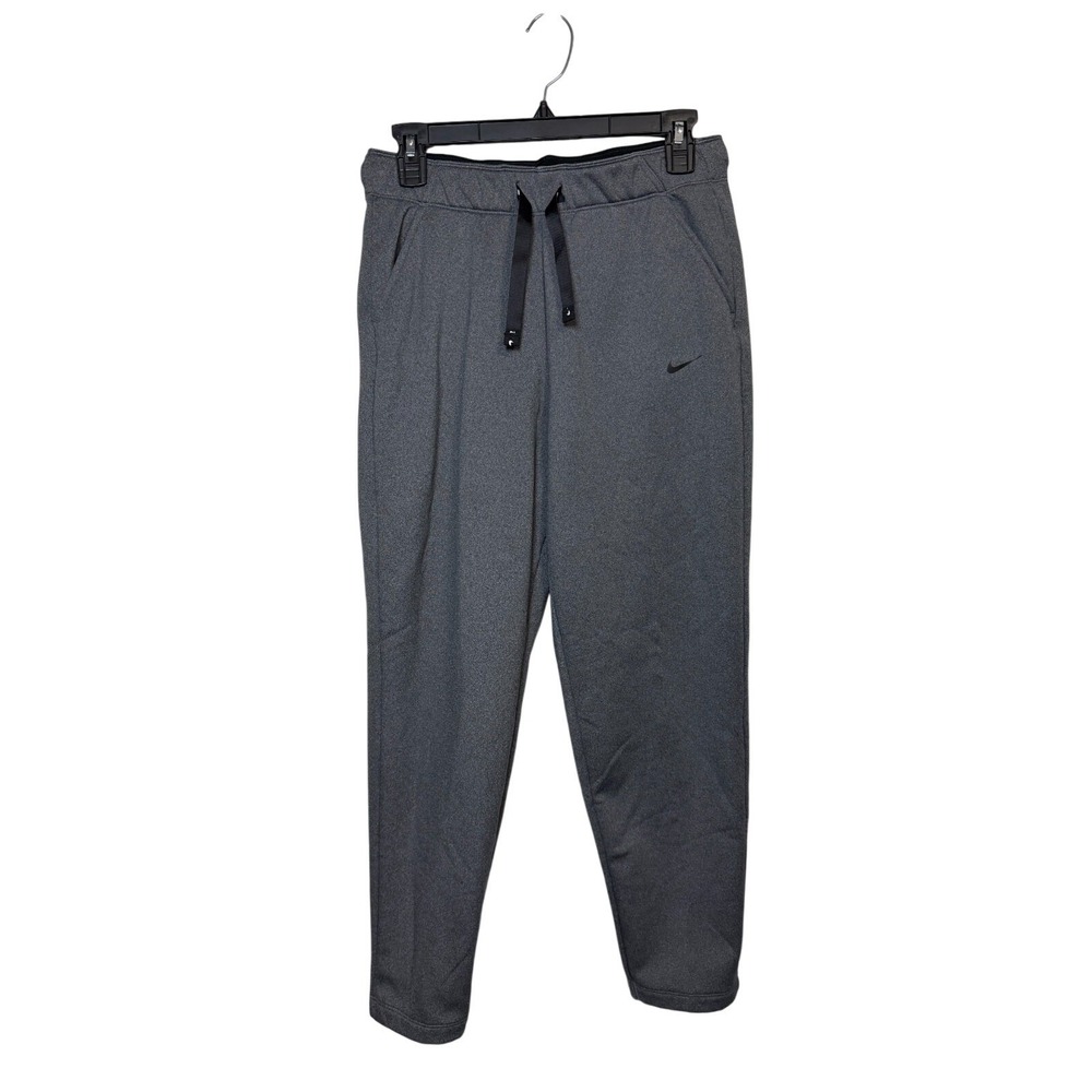 Nike Sweatpants Men Small Dark Gray Tapered Zipper Cuff Athletic Joggers